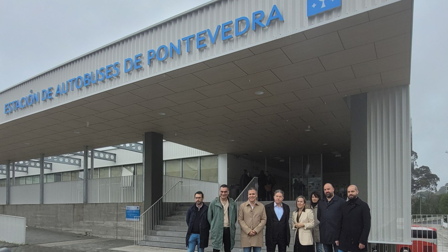 Visita a la nueva Estación de Autobuses del área intermodal de Pontevedra.