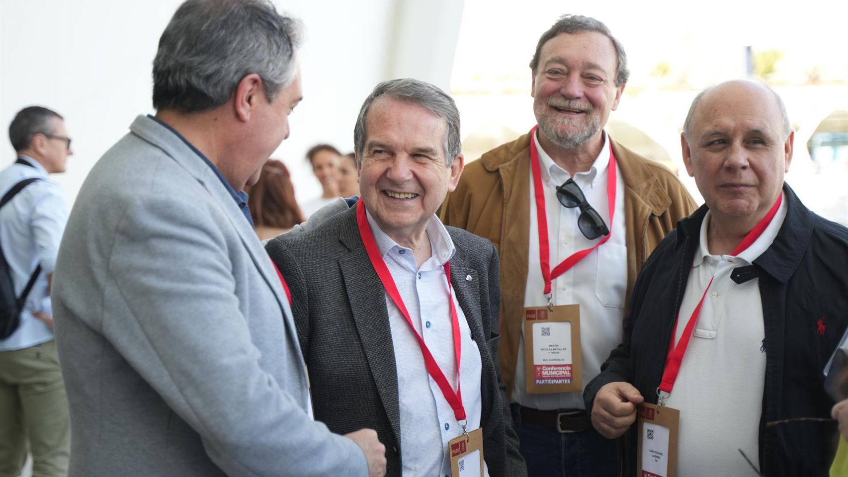 El alcalde de Vigo, Abel Caballero, a su llegada a la Conferencia Municipal del Partido Socialista que se celebra en Valencia.