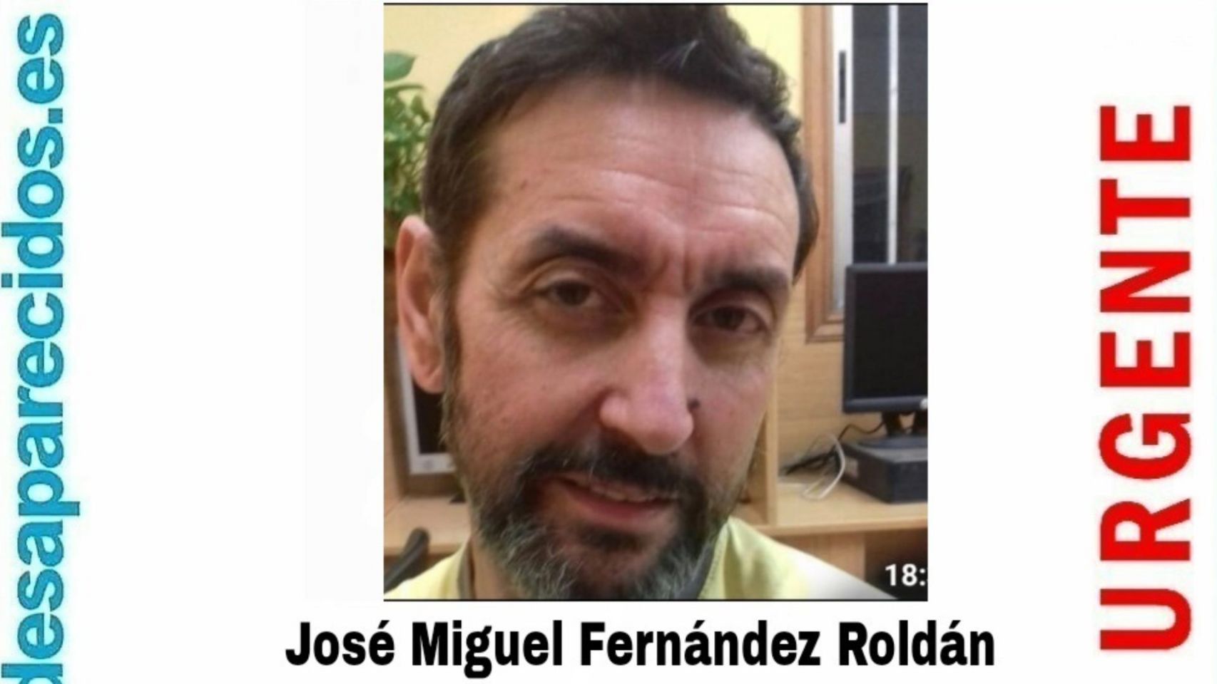 José Miguel Fernández Roldán, desaparecido desde el 29 de abril en Vigo.