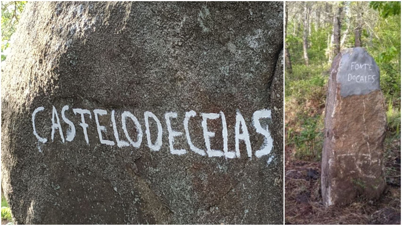 Vandalismo en el Monte Xalo.