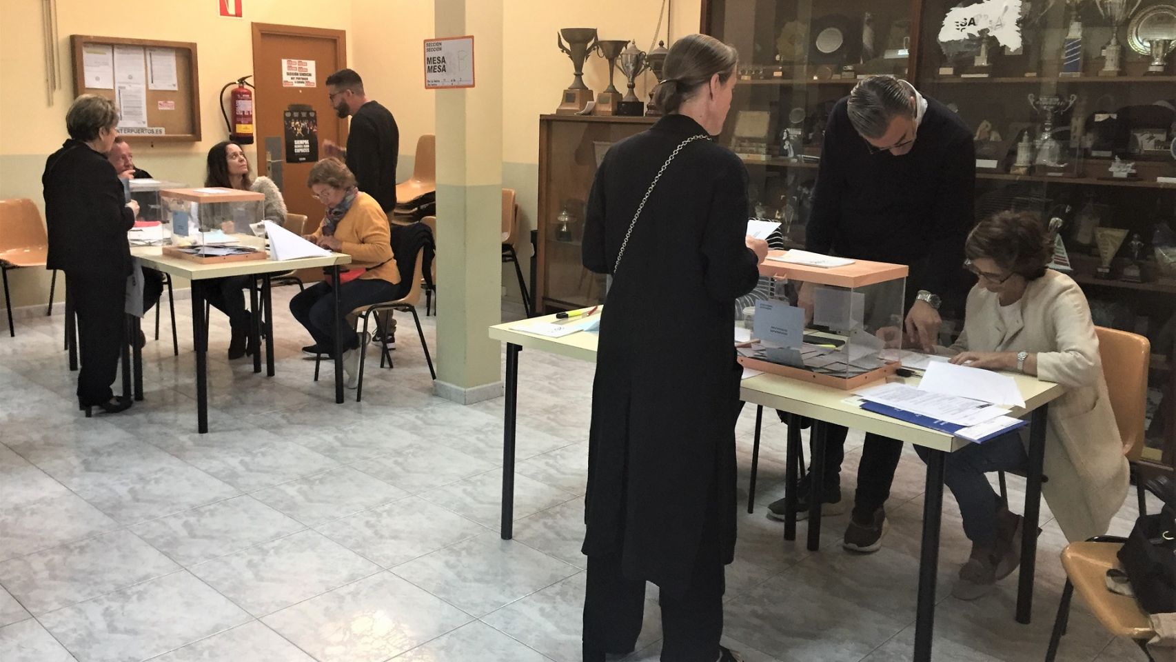 Votación durante unas elecciones, en una foto de archivo.