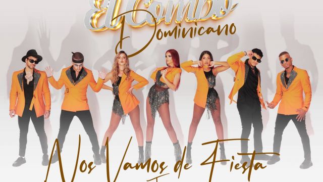 El Combo Dominicano y el cartel oficial de su gira "Nos vamos de Fiesta"