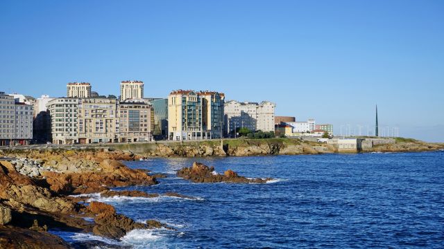 La vista de Labañou, en A Coruña.