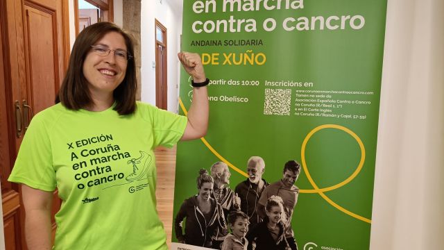 Rebeca Gómez, paciente de cáncer 