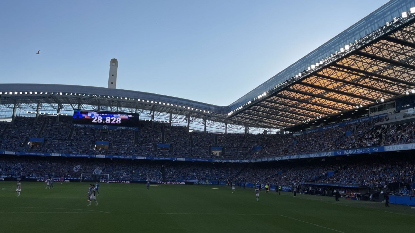 Récord de asistencia en el Estadio de Riazor con 28.828 personas durante la temporada pasada.