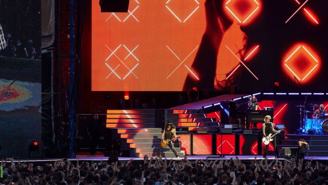 Concierto de Guns N' Roses en Madrid en el año 2017.