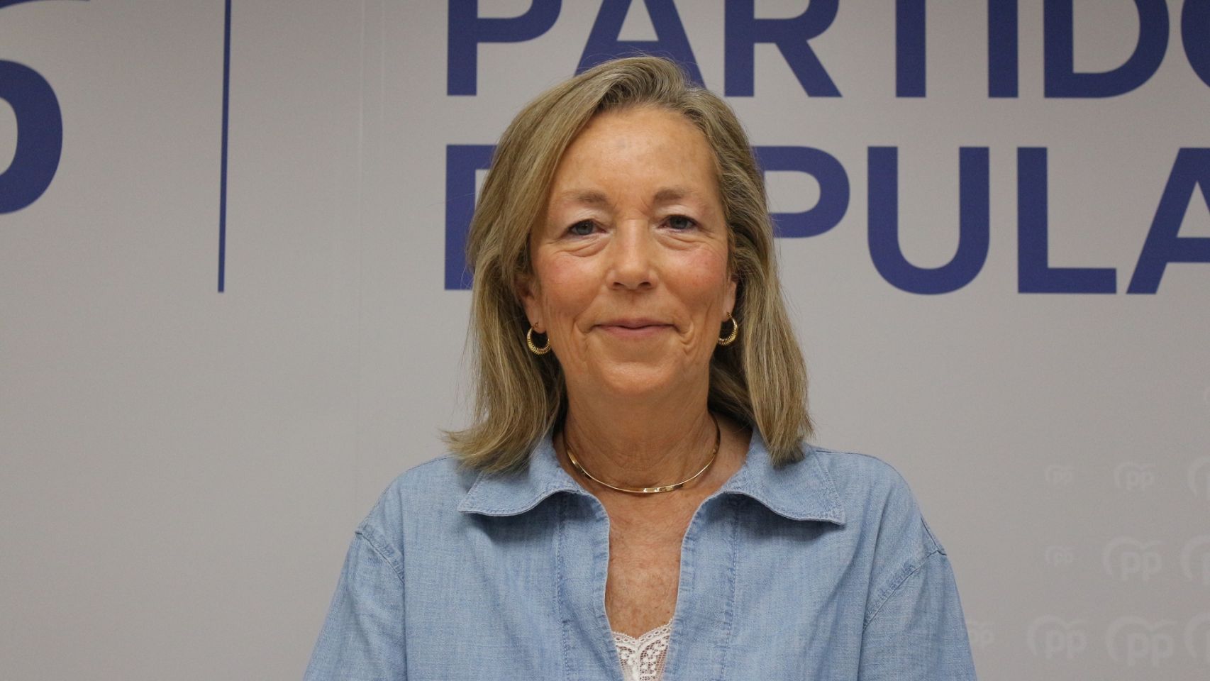 La candidata del PP al Senado por A Coruña, Rosa Gallego.