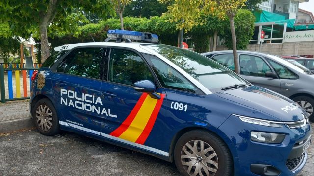 Vehículo de la Policía Nacional de Vigo. 