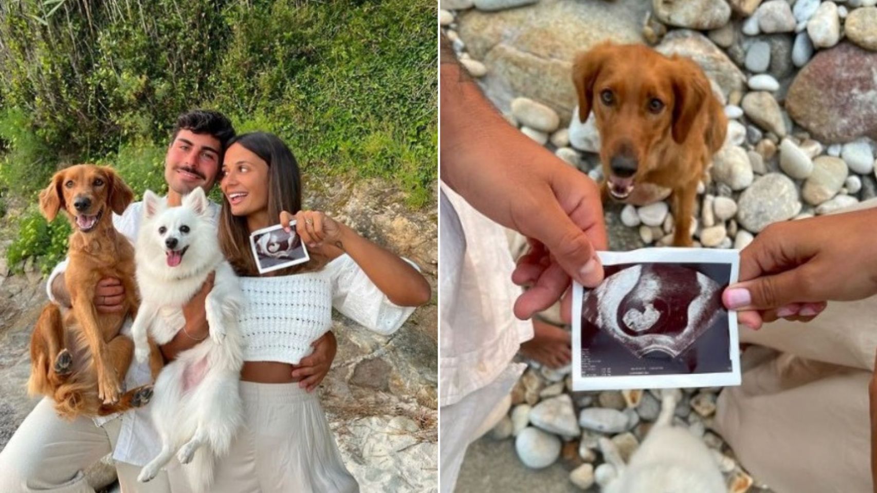 Hugo Pérez y Lara Tronti anuncian que esperan a su primer hijo.
