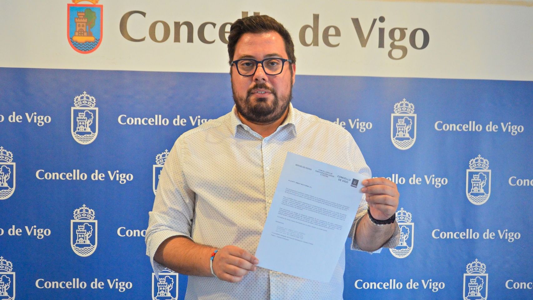 El "voceiro" del BNG de Vigo, Xabier Pérez Igrexas. 