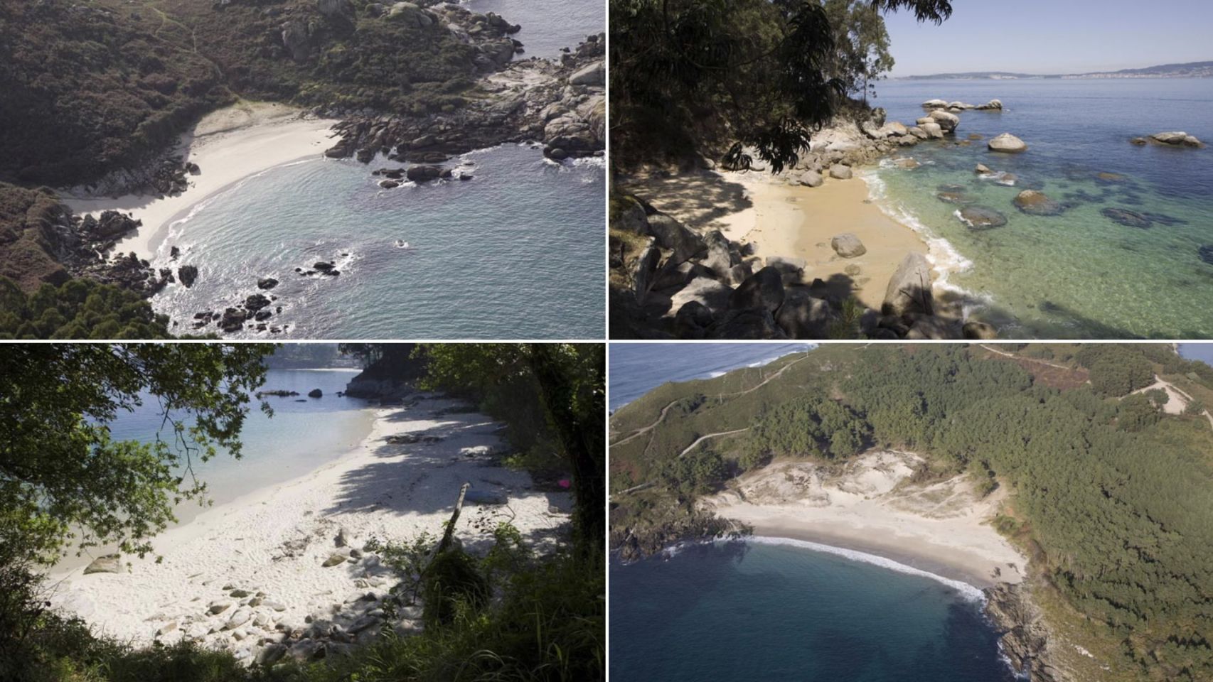 Playas paradisiacas en la provincia de Pontevedra.