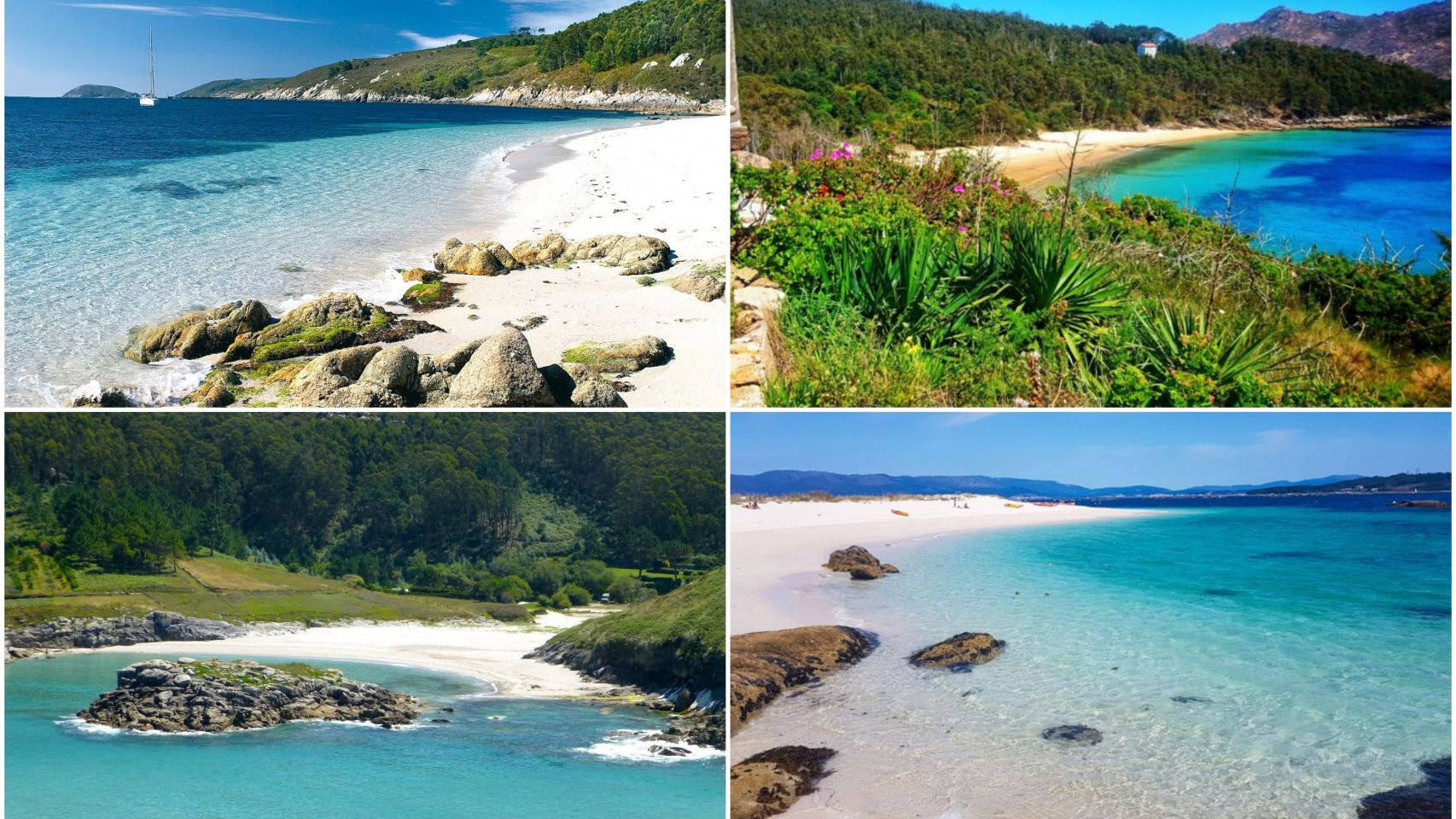 Playas de aguas cristalinas en Galicia