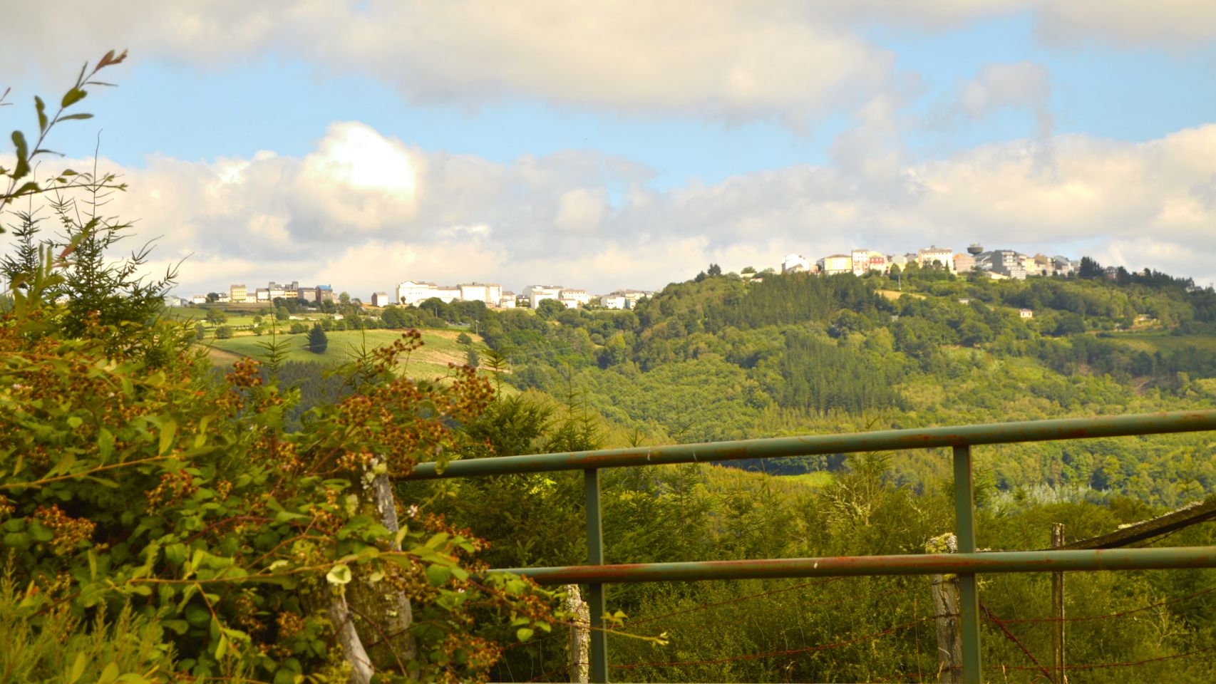 Vista del paisaje de A Fonsagrada, Lugo. 