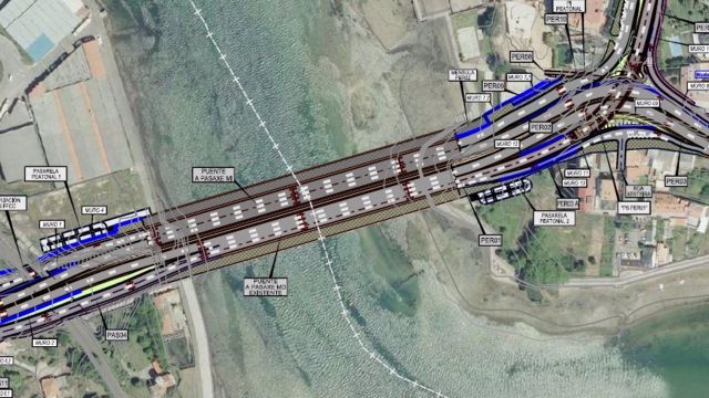 Proyecto de ampliación del puente de A Pasaxe
