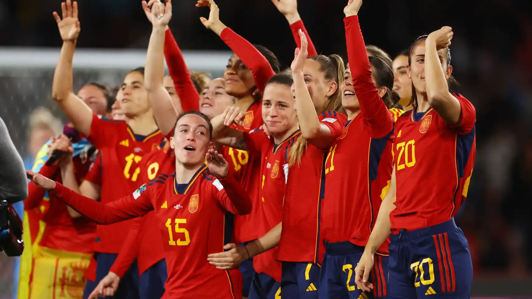 La Selección Española de fútbol femenino. 