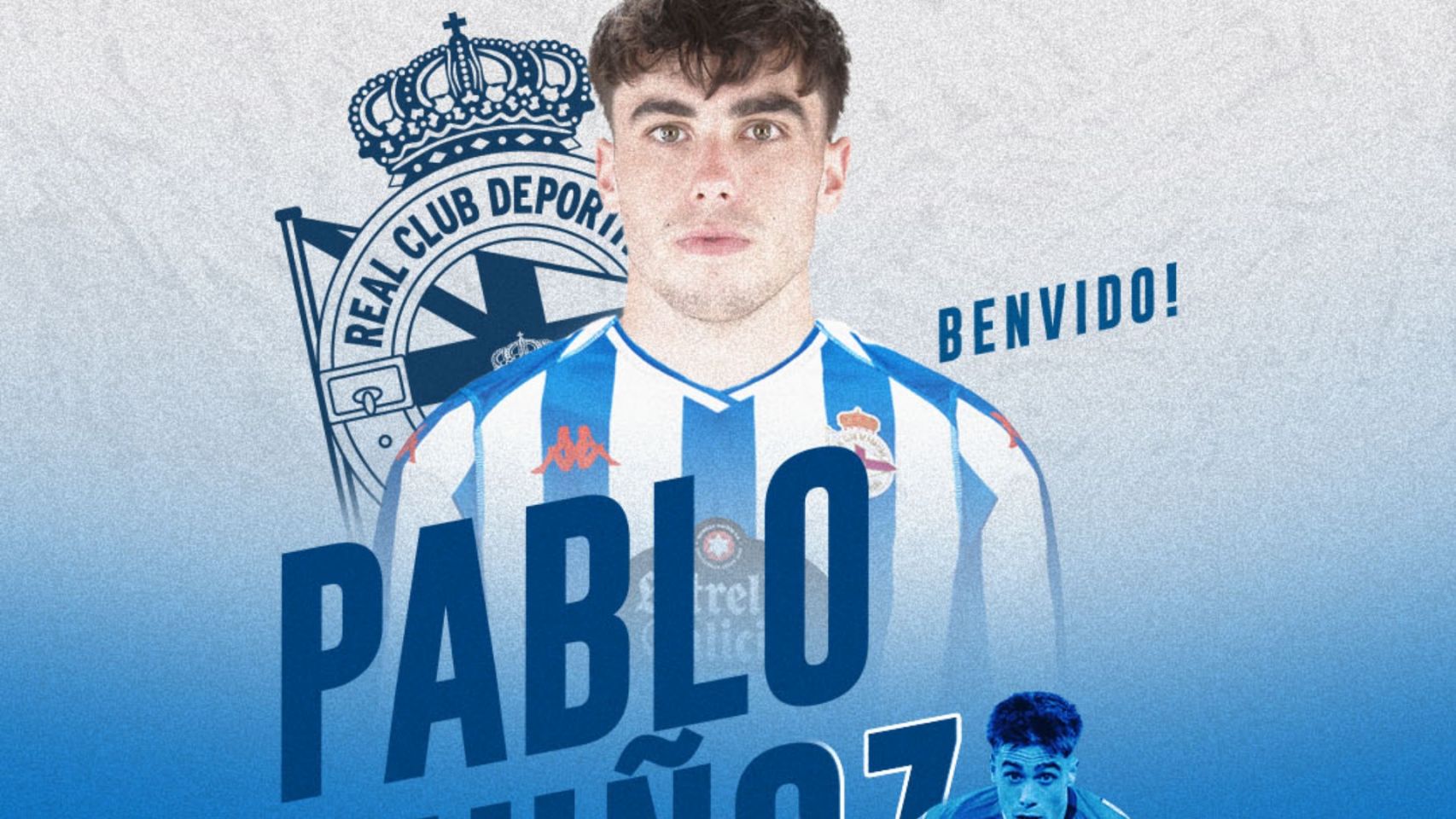 Pablo Muñoz, nuevo jugador del Deportivo.