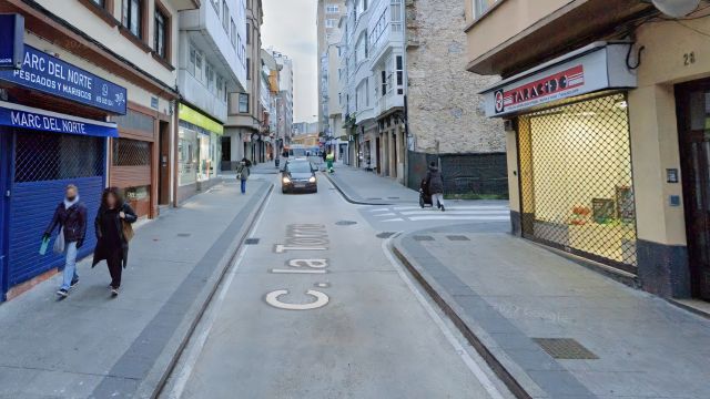 La calle de la Torre de A Coruña.