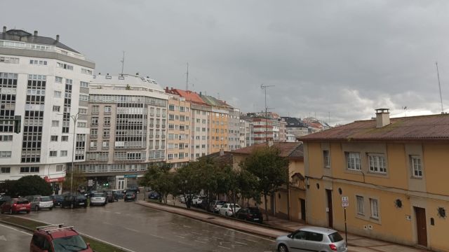 Diluvio en A Coruña.