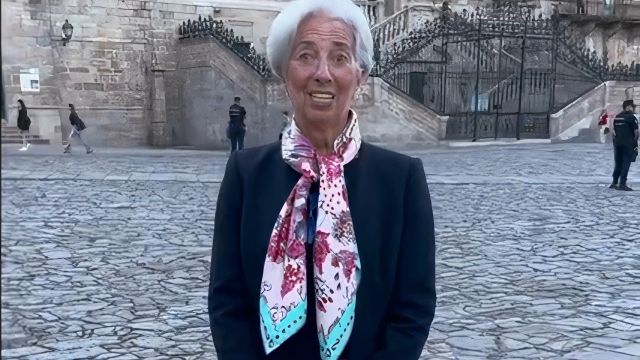 La presidenta del BCE Christine Lagarde.