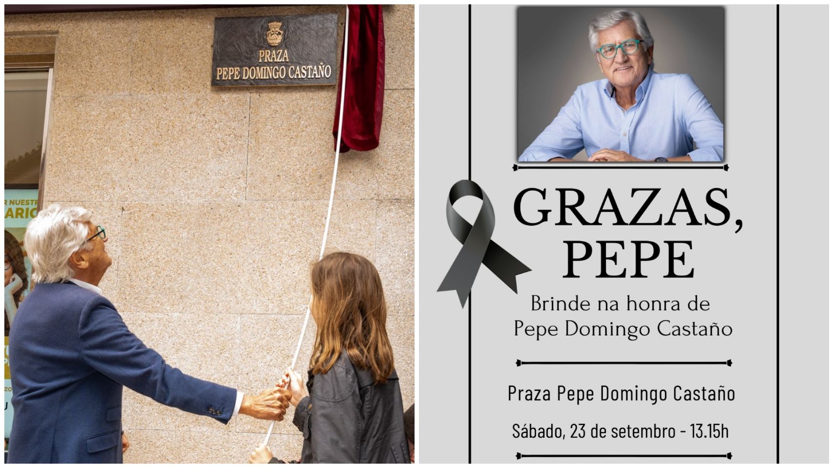 Acto homenaje a Pepe Domingo Castaño en Padrón