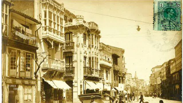 Imagen histórica de la calle San Andrés 