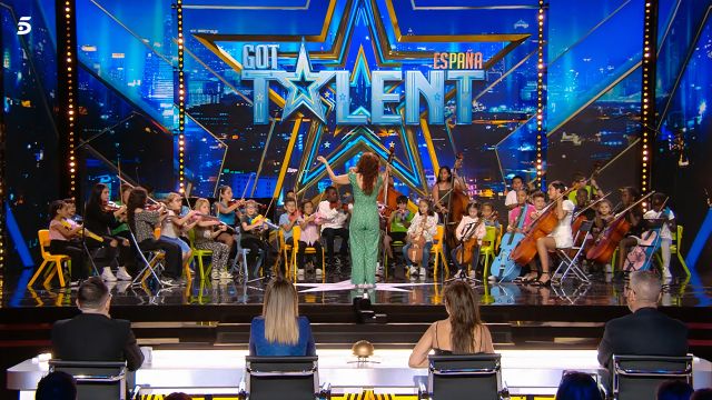 La orquesta 'Son das Flores' en Got Talent España.