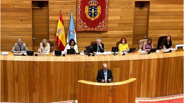 El portavoz de la comisión promotora para corregir el Himno de Galicia, Manuel Ferreiro