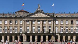 Bandera Galicia Escudo Sirena de Castelao