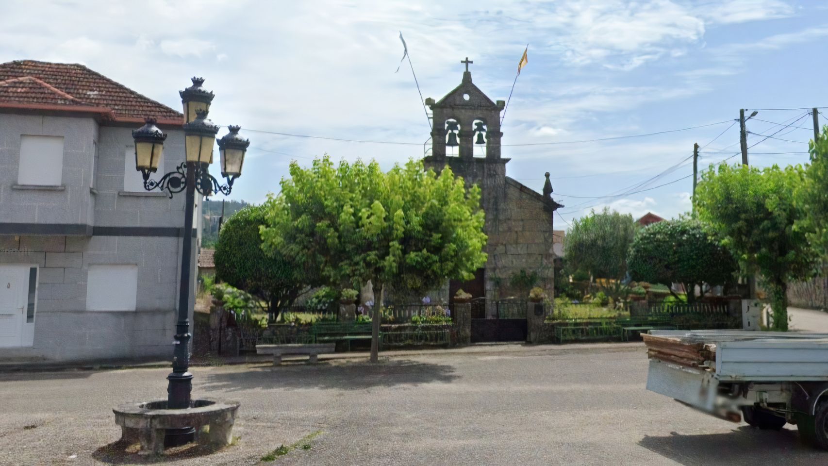 Iglesia de Liñares, en As Neves (Pontevedra).