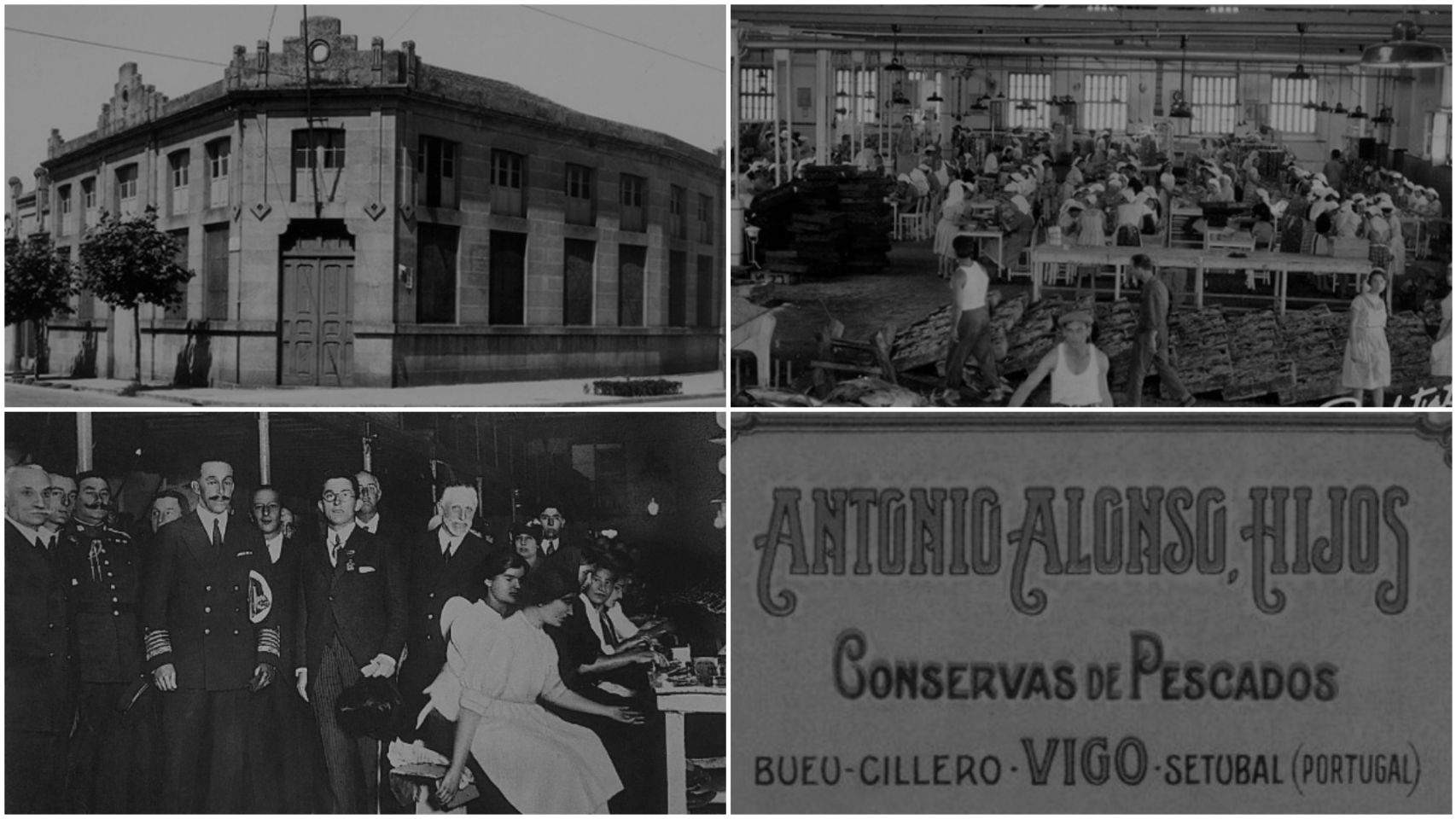 Imágenes antiguas que recorren la historia de la compañía gallega. 