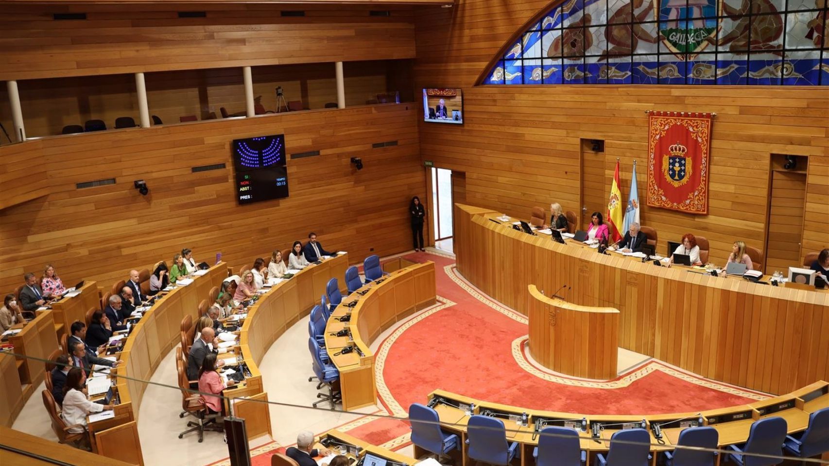 Imagen de archivo del Parlamento de Galicia.