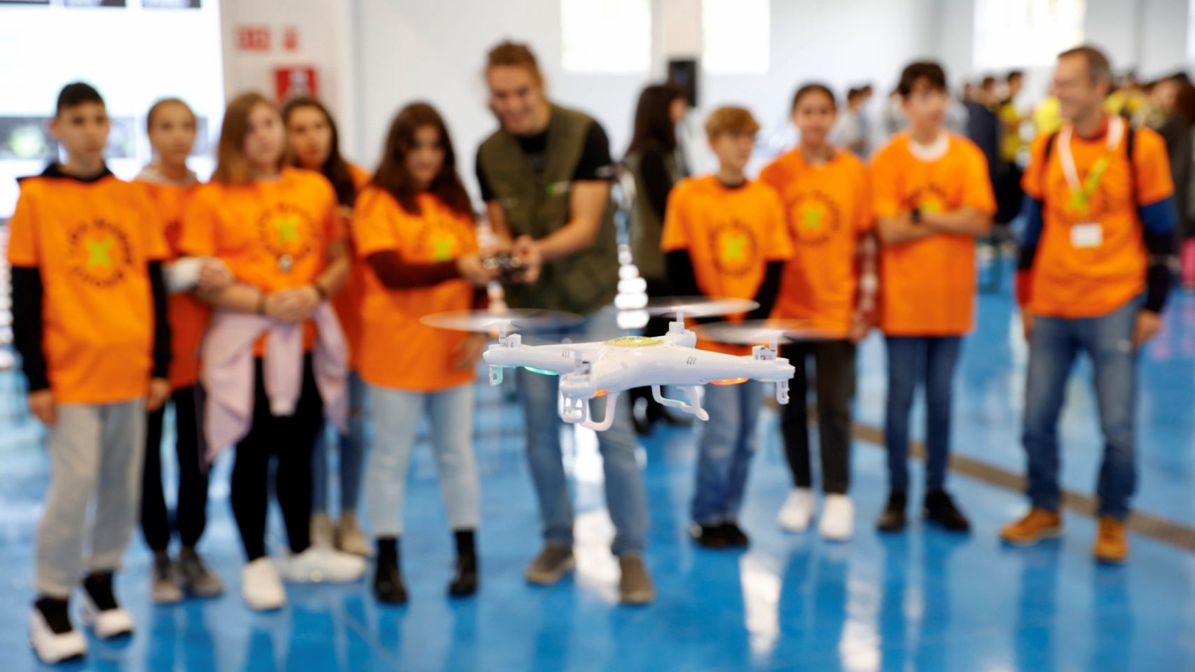 Alumnos de toda Galicia asisten a la jornada de presentación de la 3ª Liga Maker Drone