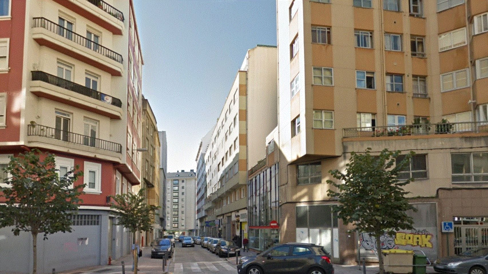 Calle Tornos de A Coruña.