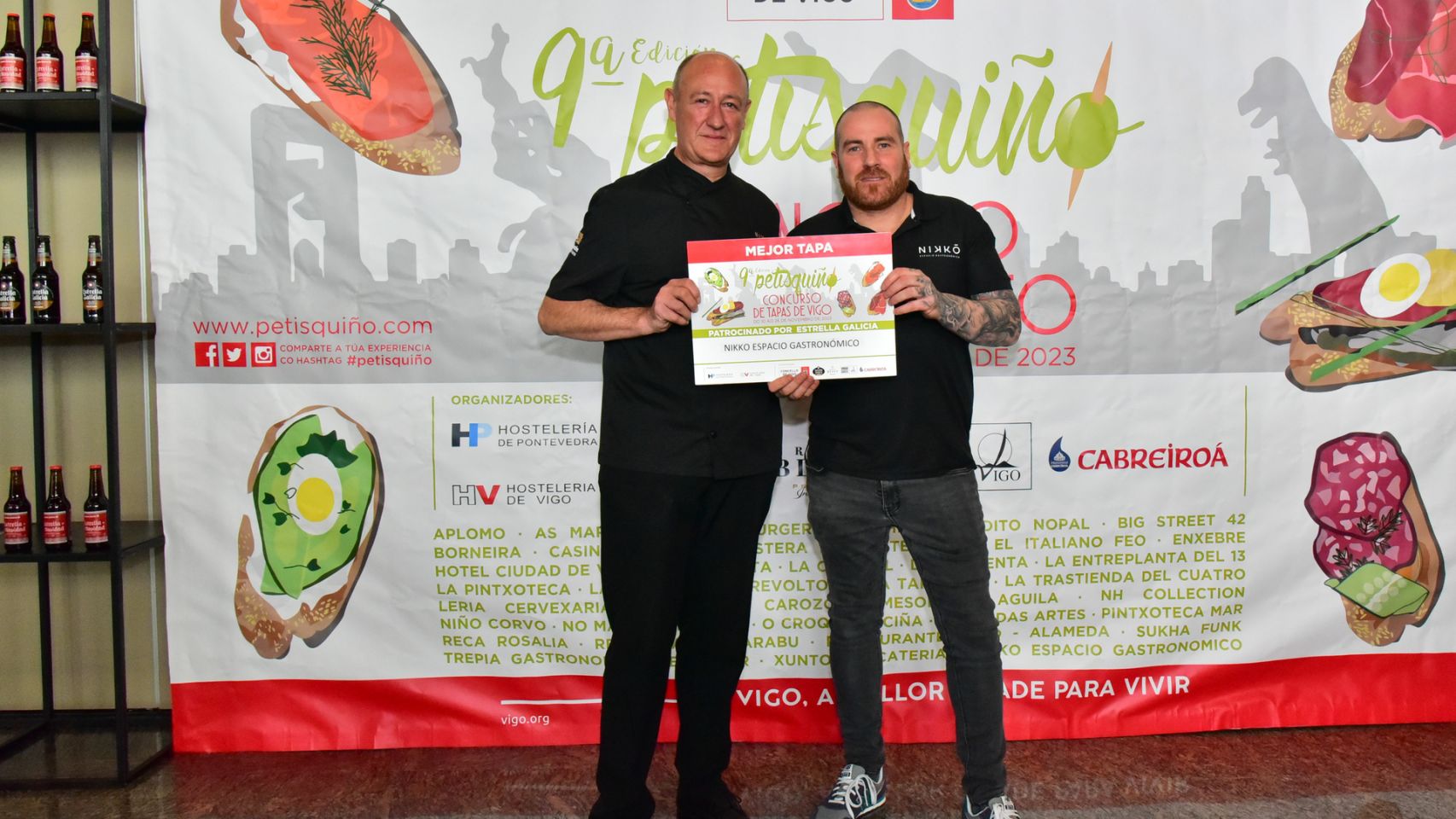 Nikko, espacio gastronómico ganador de la novena edición del concurso Petisquiño a la mejor tapa.