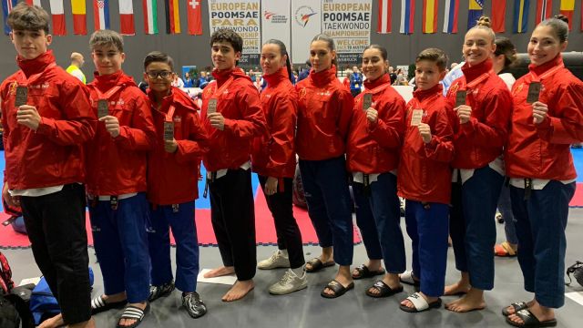 El Club de Taekwondo Sada consigue dos medallas de bronce en los Campeonatos de Europa