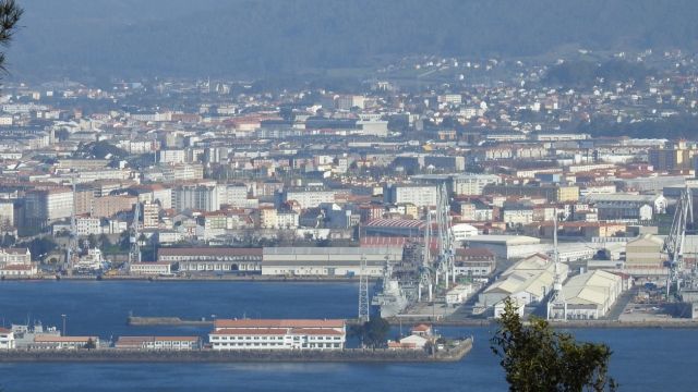 Vista panorámica de Ferrol