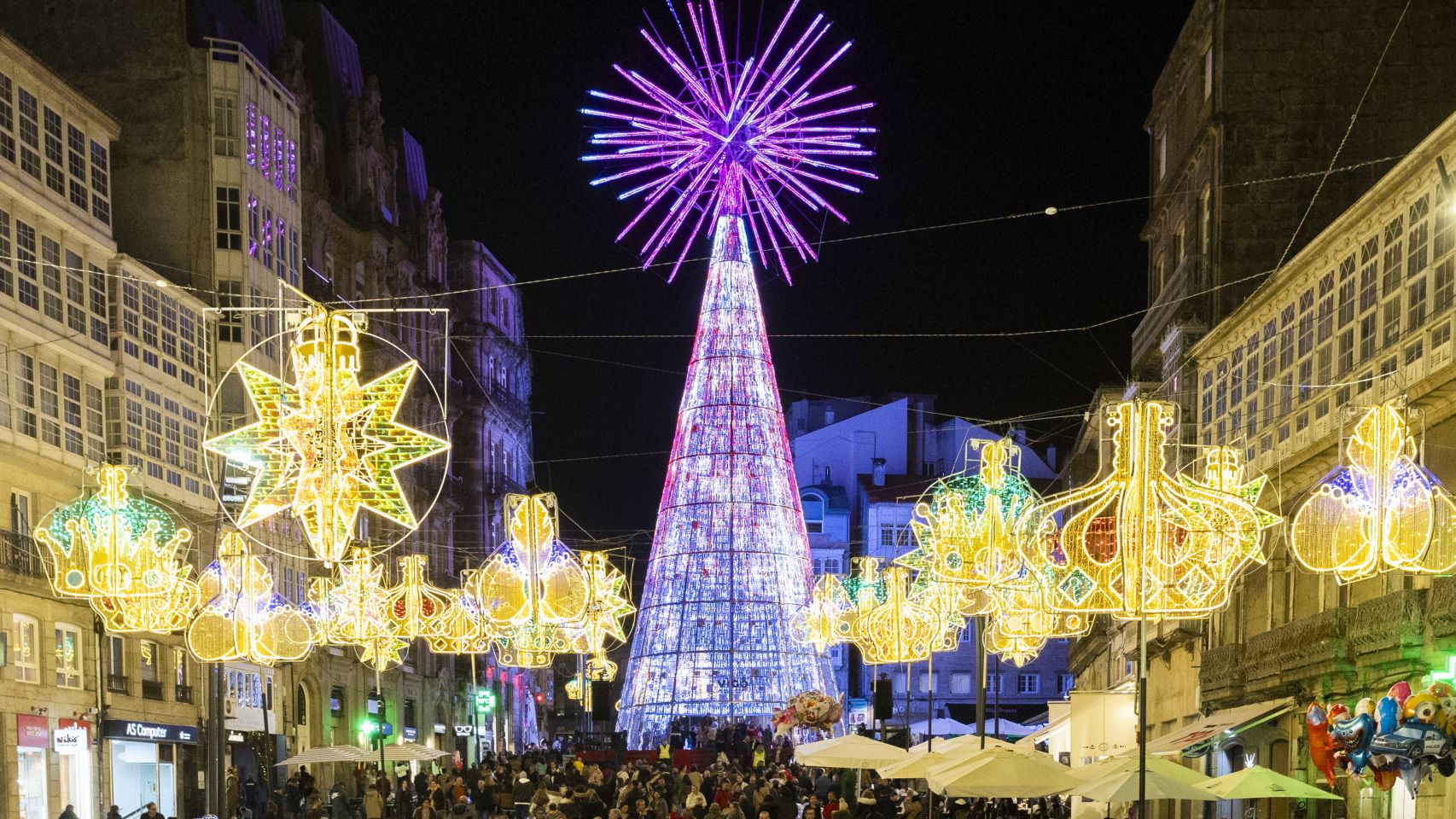 El árbol de Navidad de la Puerta del Sol.