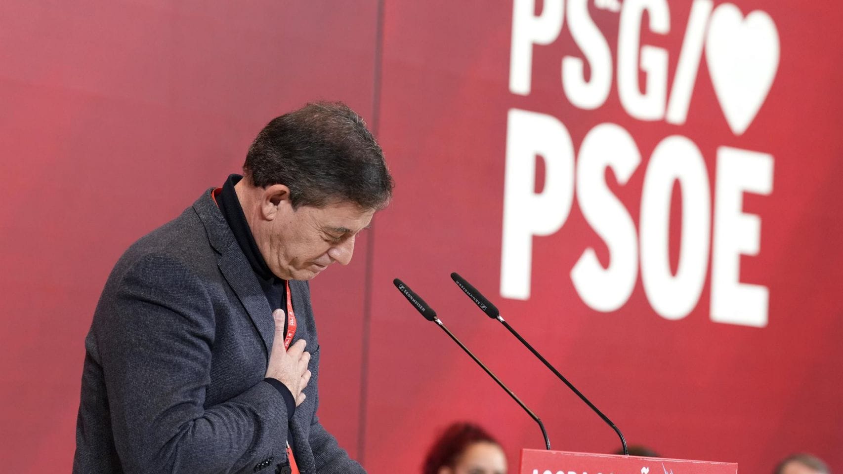 El diputado del PSOE y candidato del PSdeG a la Xunta, José Ramón Gómez Besteiro.