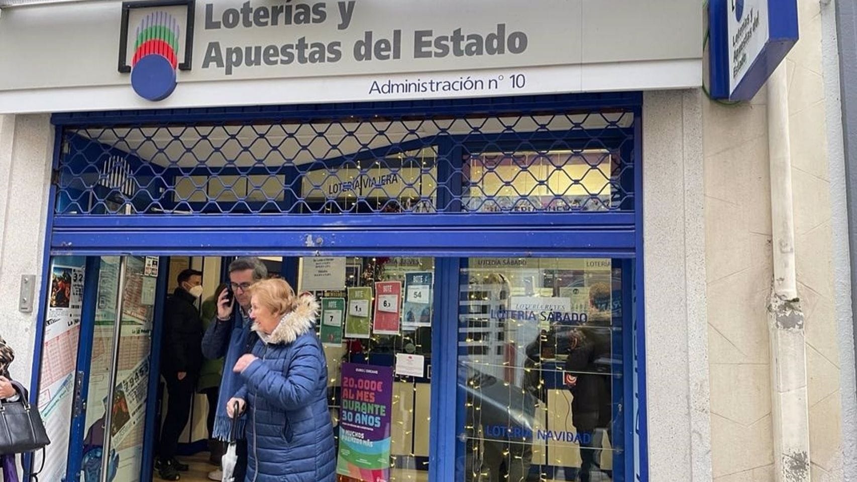 Administración de Lotería atracada en Lugo.