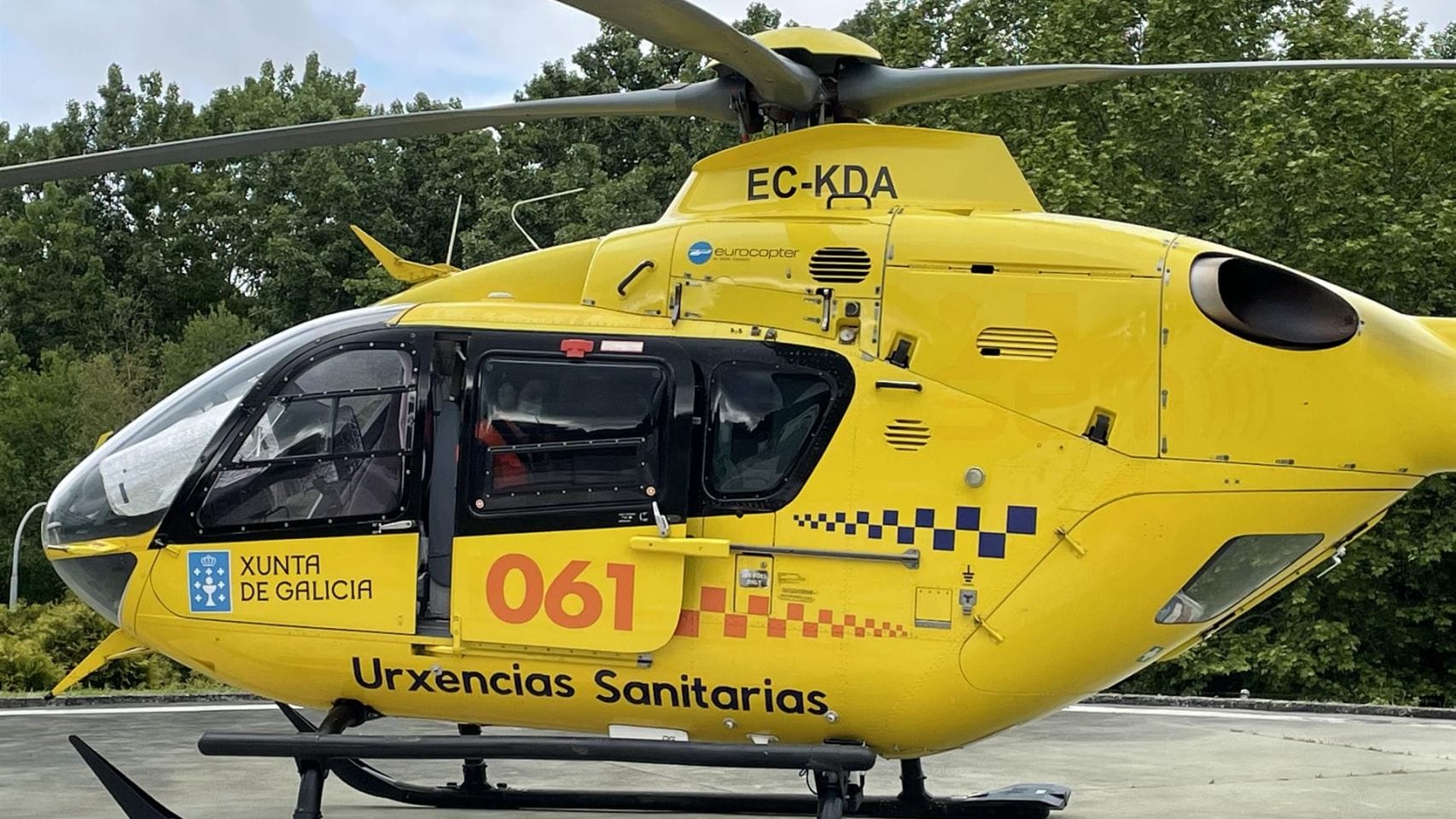 Helicóptero medicalizado del 061.