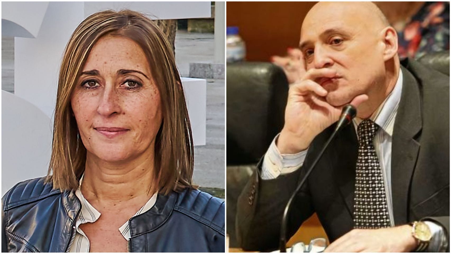 Susana Gómez y Armando Ojea.