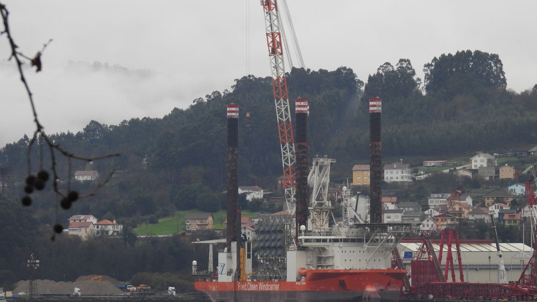 El Brave Tern permanece en los astilleros de Fene (A Coruña)