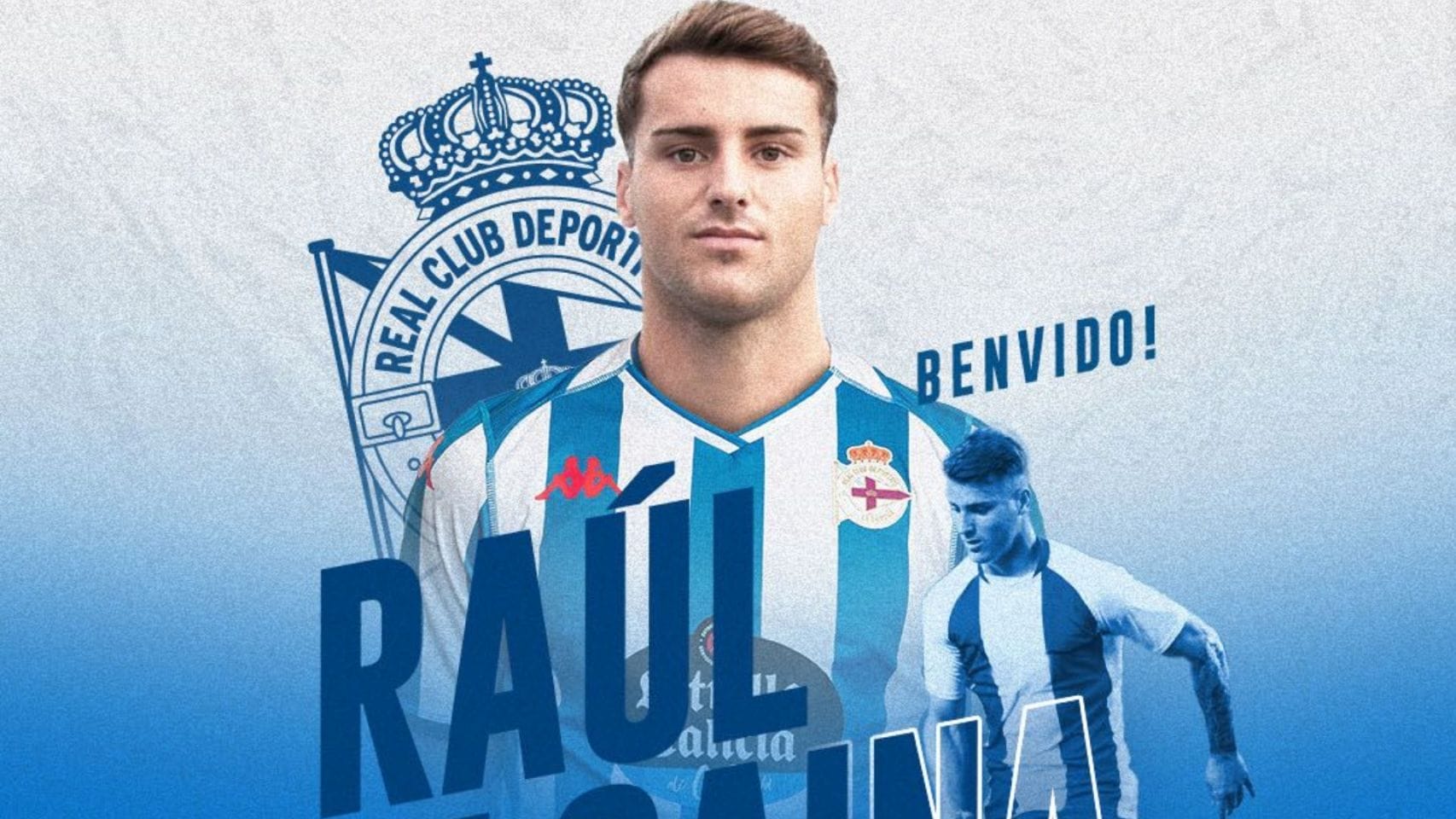 Raúl Alcaina es nuevo jugador del Deportivo.