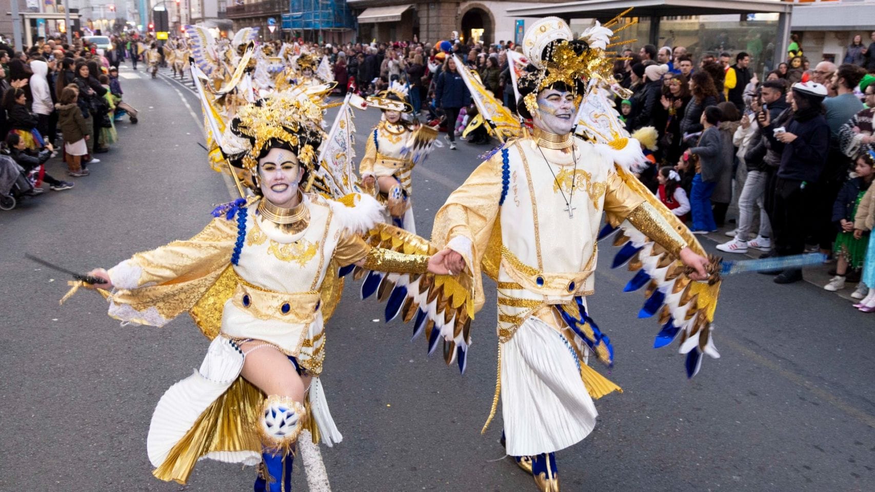 Desfile de Carnaval en A Coruña.