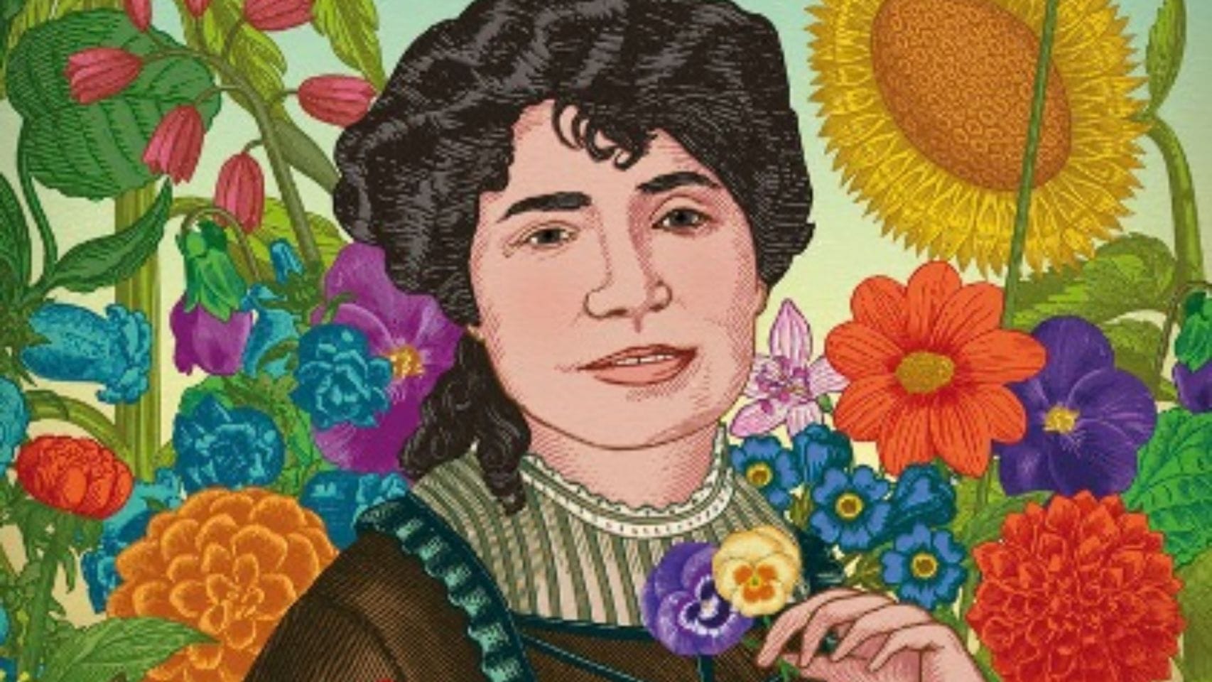 Ilustración de Rosalía de Castro 