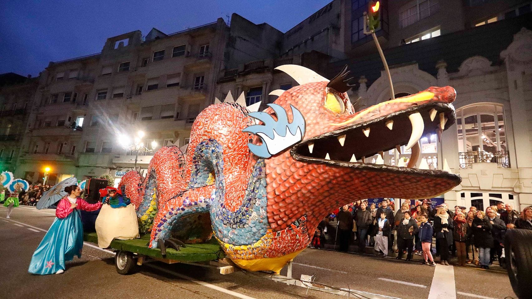 Desfile de Carnaval en Vigo.