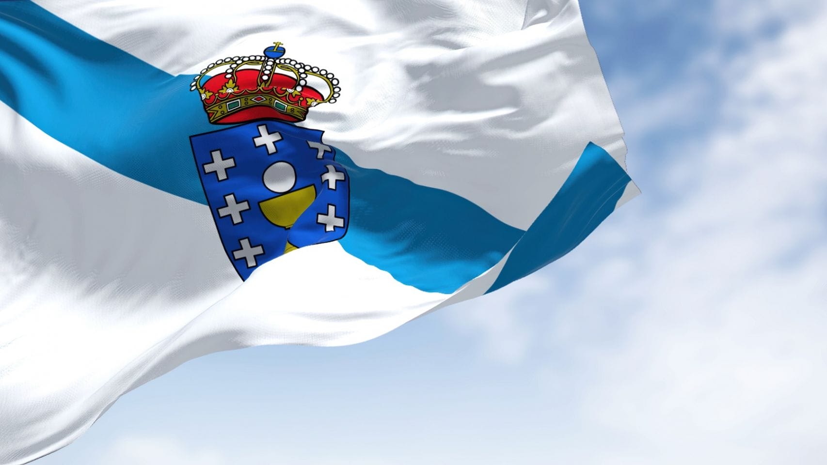 Bandera de Galicia. 
