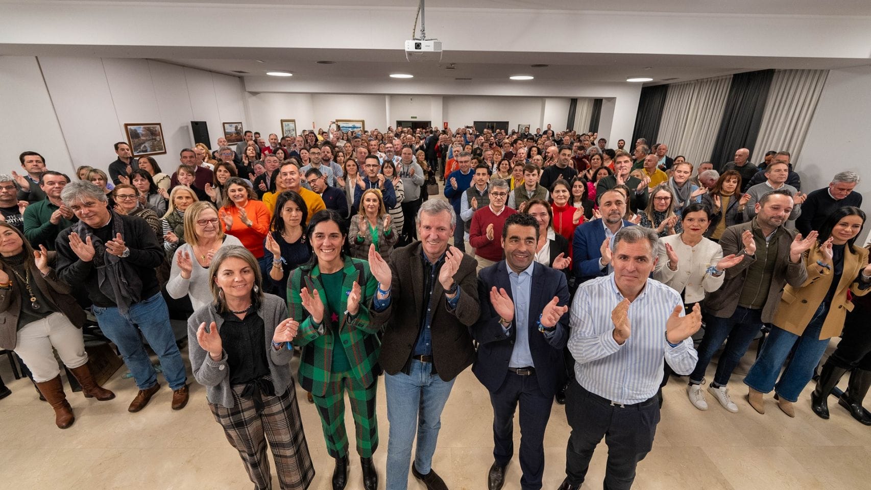 Junta Directiva del PP en Pontevedra tras las elecciones del 18-F. 