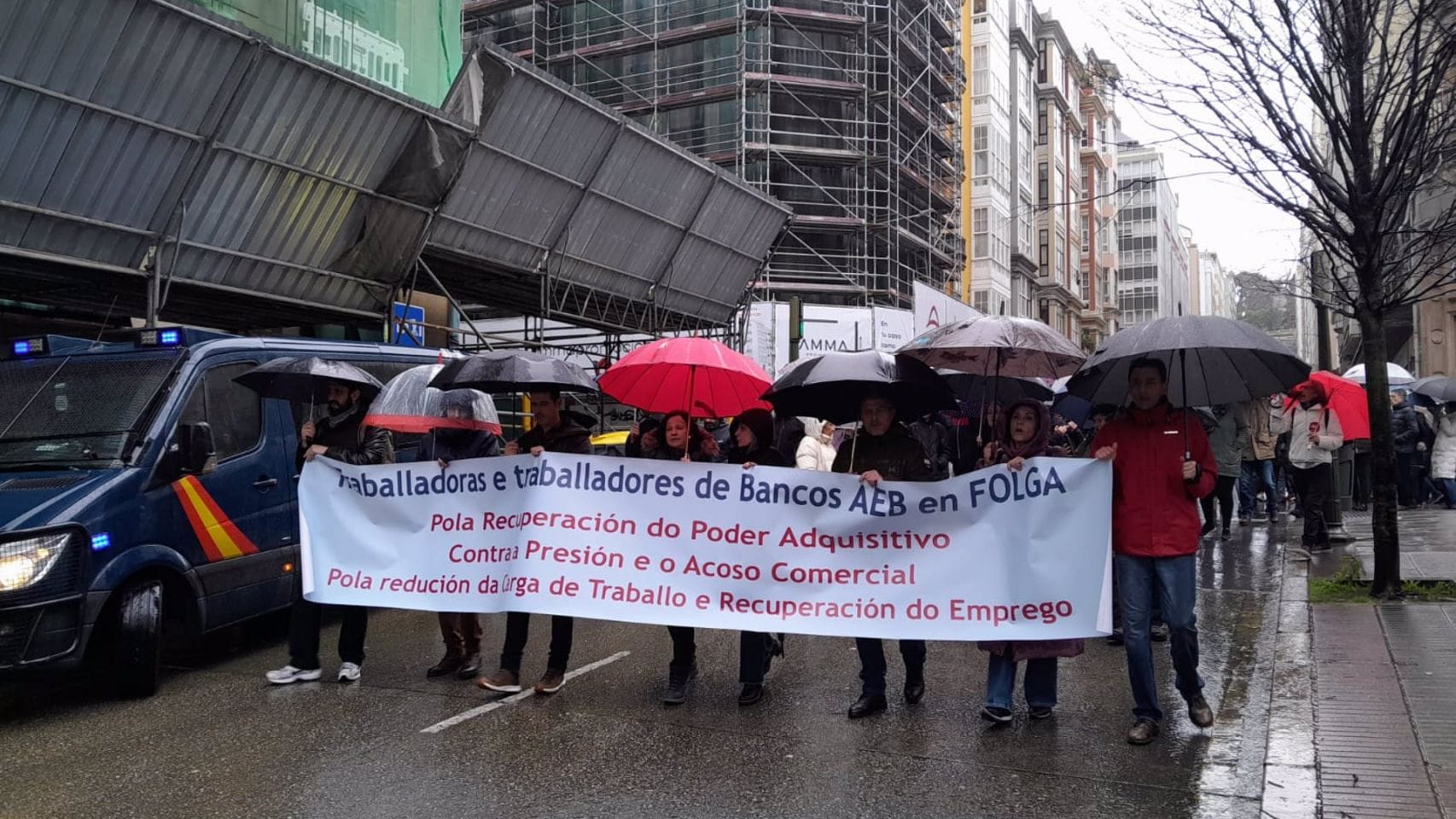 Protesta en demanda de un convenio "justo" en el sector bancario
ECONOMIA GALICIA ESPAÑA EUROPA A CORUÑA