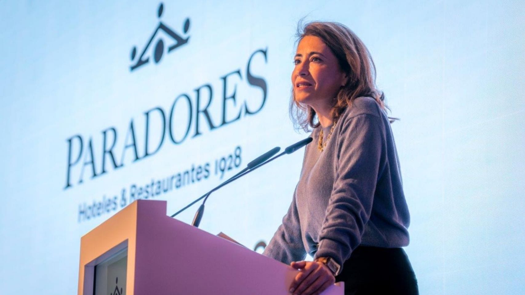 La presidenta de Paradores de Turismo, Raquel Sánchez